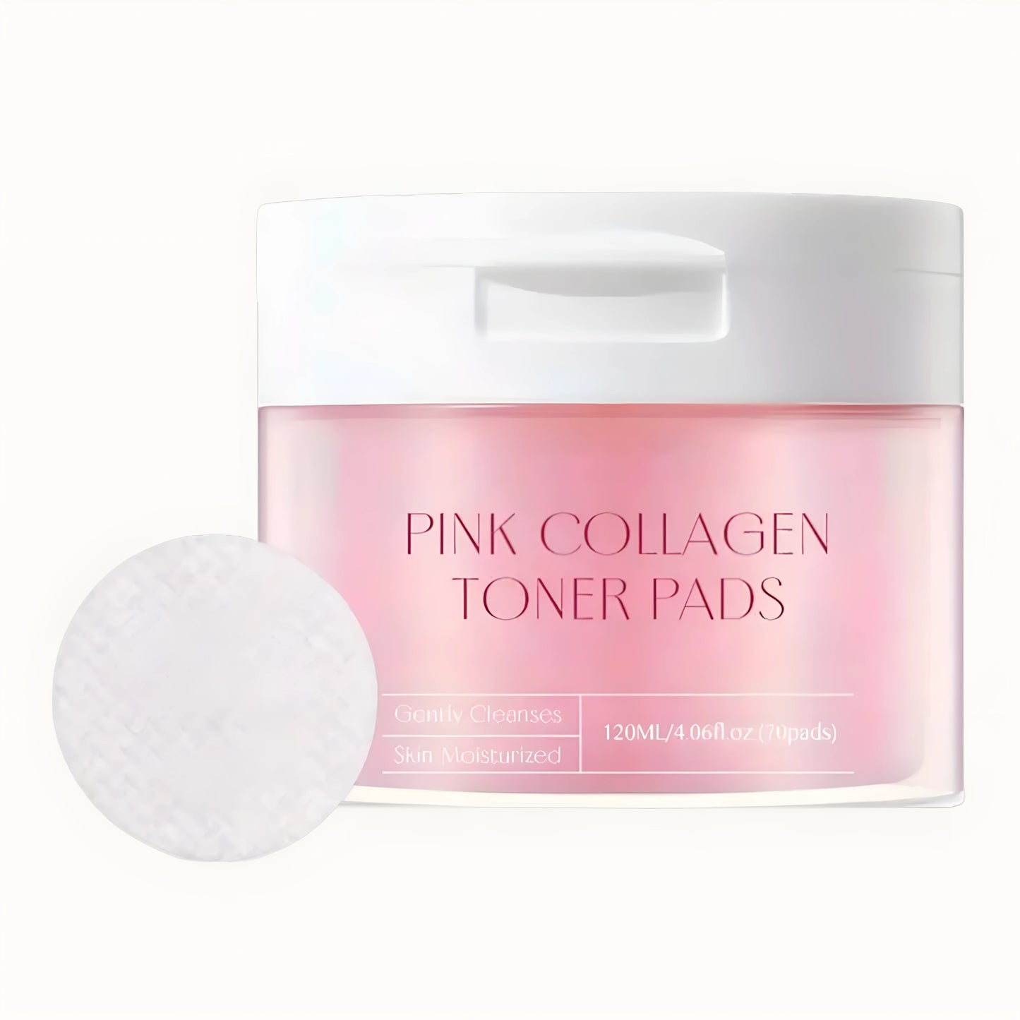 PINK COLLAGEN FACIAL CLEANSING PADS