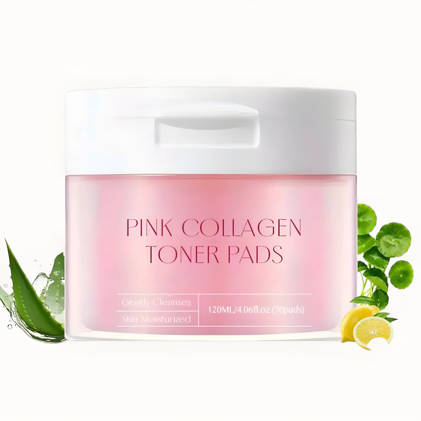 PINK COLLAGEN FACIAL CLEANSING PADS