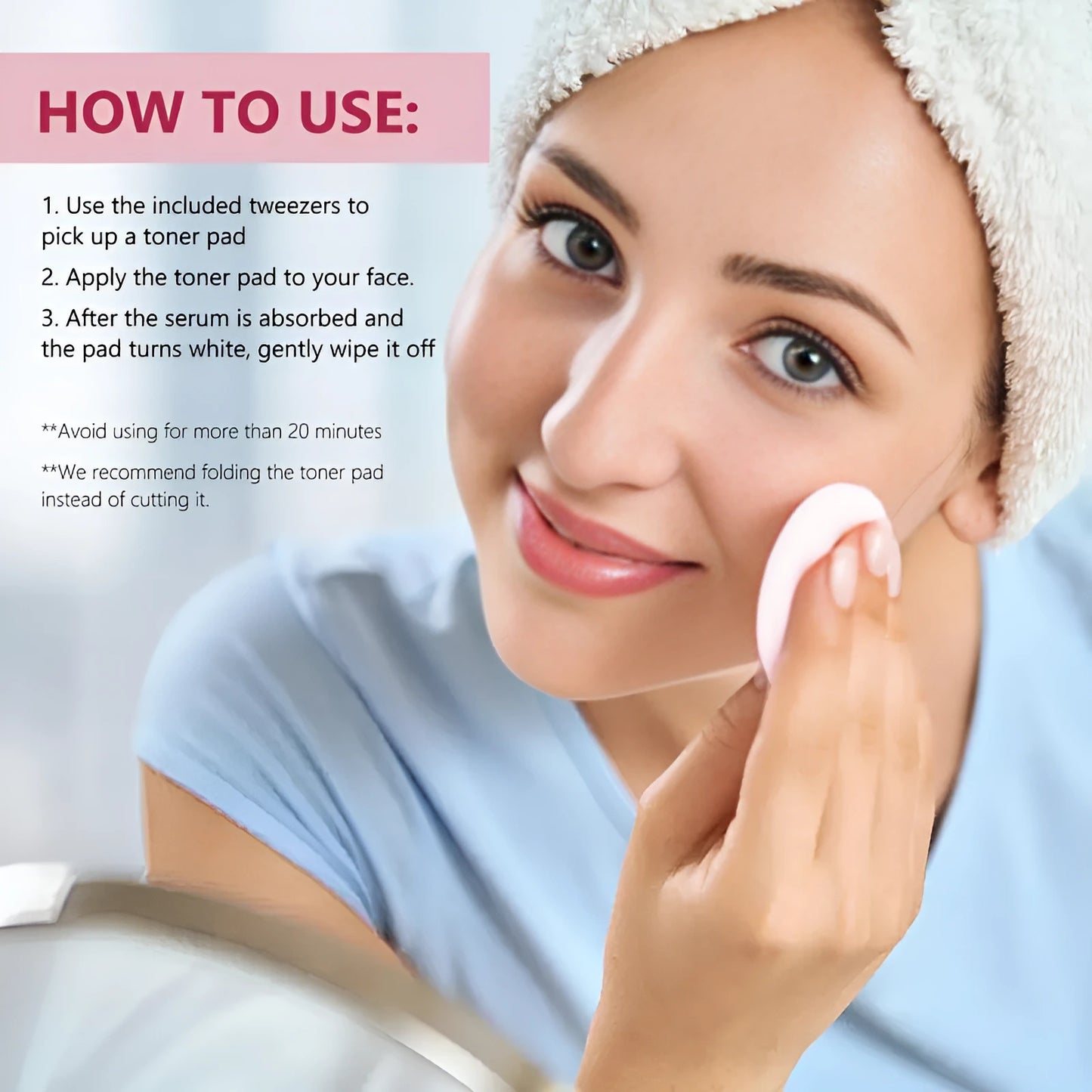 PINK COLLAGEN FACIAL CLEANSING PADS