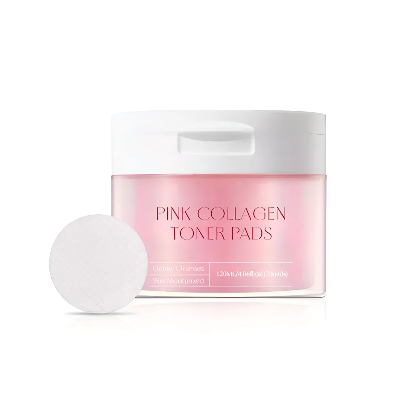 PINK COLLAGEN FACIAL CLEANSING PADS