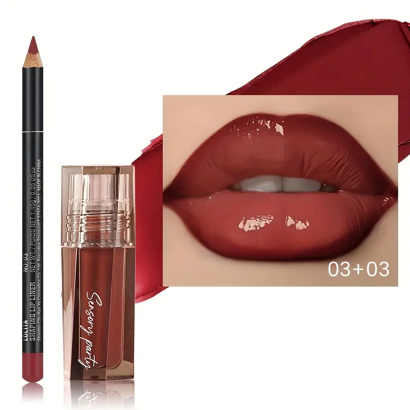 Dewy Ombre Lip Gloss & Lip Liner Set